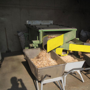Bild Fraktionierung von trockenen Biomassen